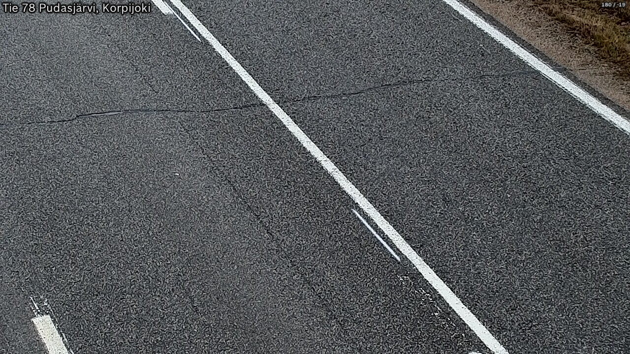 Kelikamerat Kuva Tie 78 Pudasjärvi, Korpijo, Pudasjärvi, Pohjois-Pohjanmaa