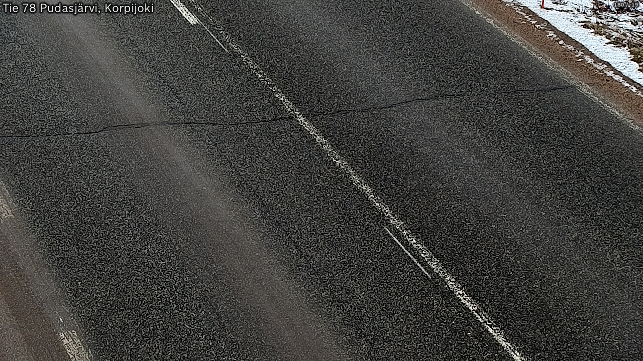 Kelikamerat Kuva Tie 78 Pudasjärvi, Korpijo, Pudasjärvi, Pohjois-Pohjanmaa