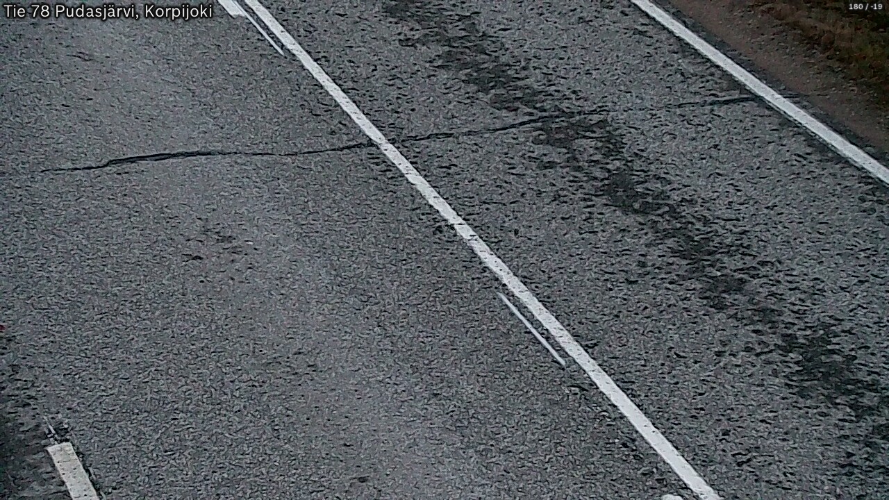 Kelikamerat Kuva Tie 78 Pudasjärvi, Korpijo, Pudasjärvi, Pohjois-Pohjanmaa