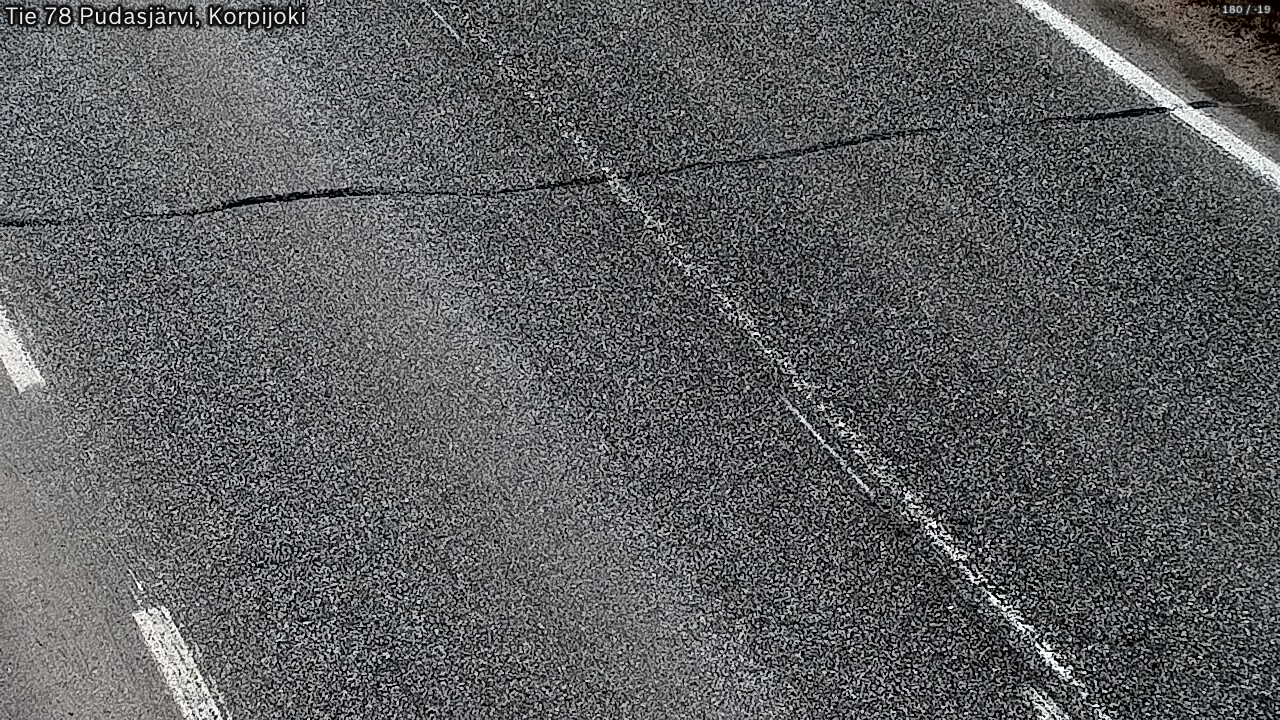 Kelikamerat Kuva Tie 78 Pudasjärvi, Korpijo, Pudasjärvi, Pohjois-Pohjanmaa