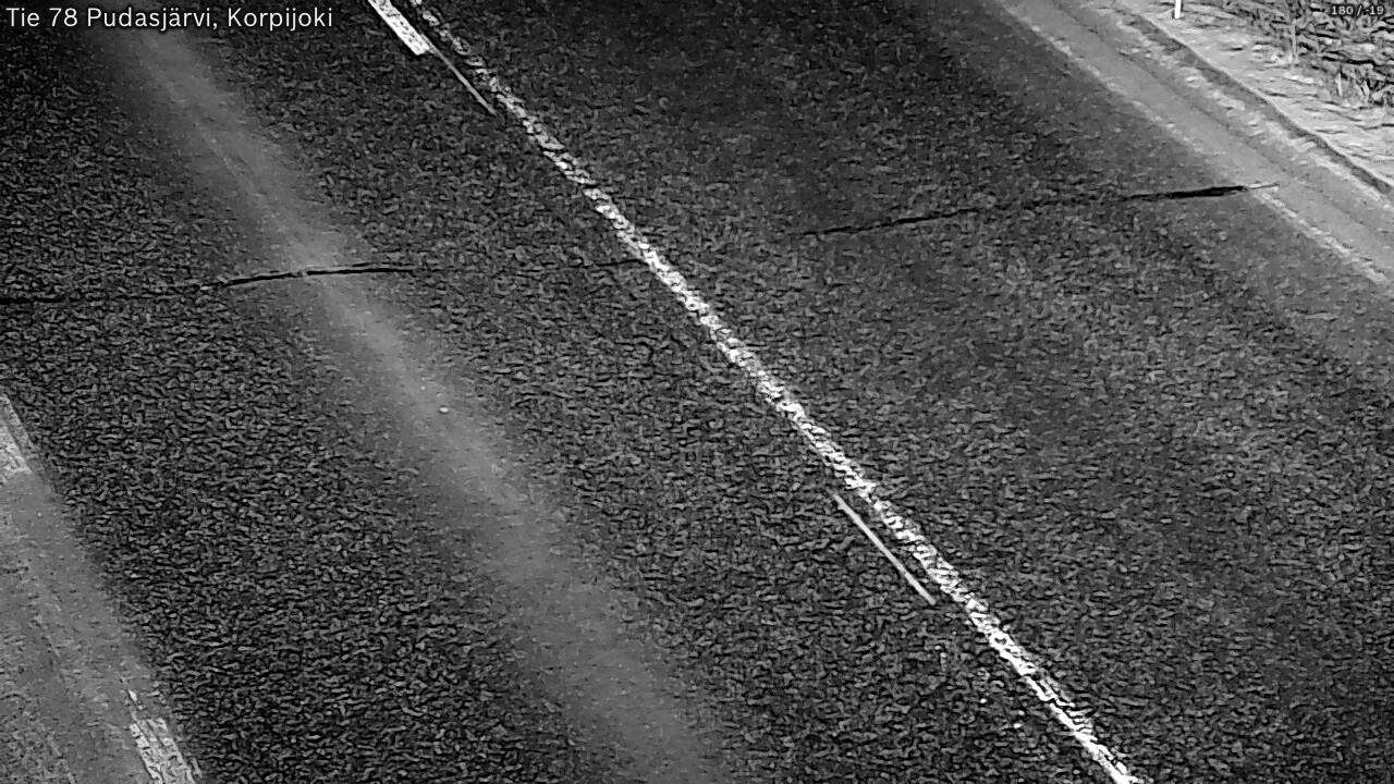 Kelikamerat Kuva Tie 78 Pudasjärvi, Korpijo, Pudasjärvi, Pohjois-Pohjanmaa