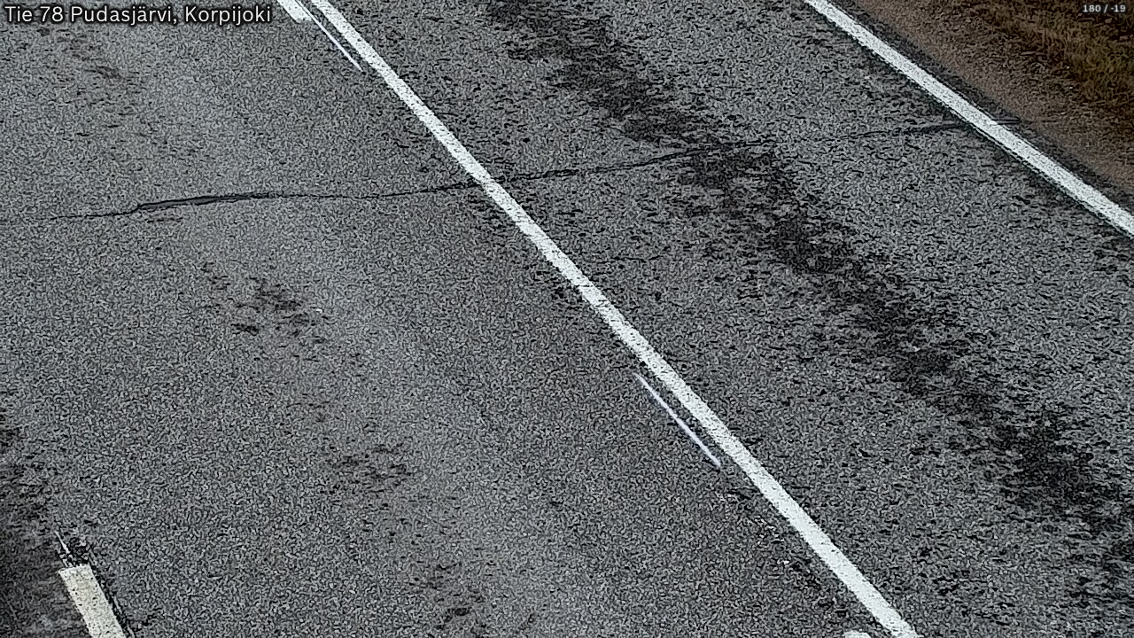 Kelikamerat Kuva Tie 78 Pudasjärvi, Korpijo, Pudasjärvi, Pohjois-Pohjanmaa