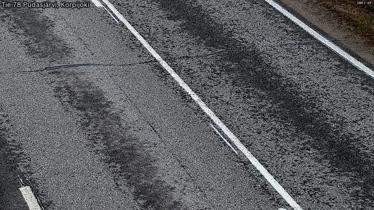 Kelikamerat Kuva Tie 78 Pudasjärvi, Korpijo, Pudasjärvi, Pohjois-Pohjanmaa