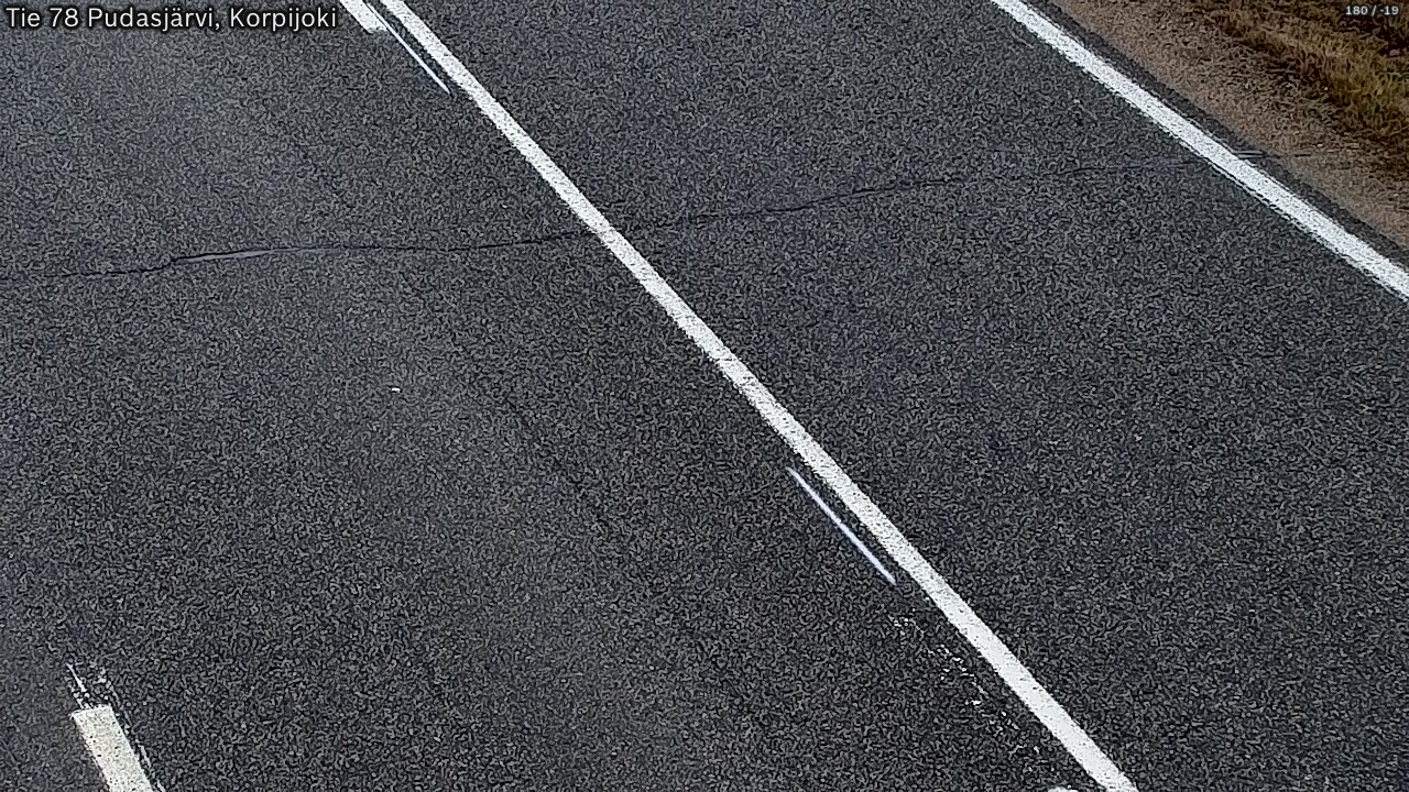 Kelikamerat Kuva Tie 78 Pudasjärvi, Korpijo, Pudasjärvi, Pohjois-Pohjanmaa