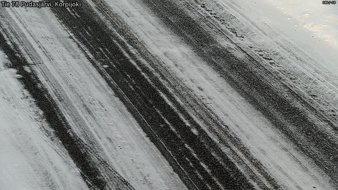 Kelikamerat Kuva Tie 78 Pudasjärvi, Korpijo, Pudasjärvi, Pohjois-Pohjanmaa