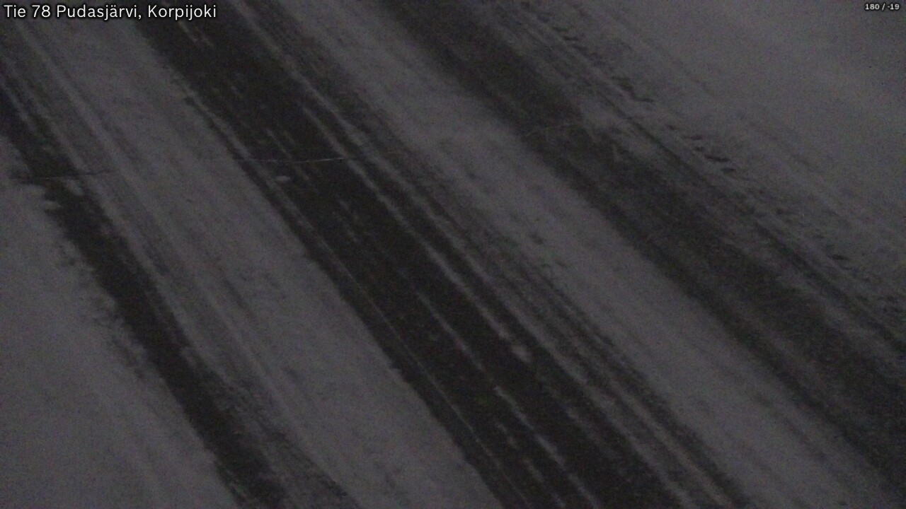 Kelikamerat Kuva Tie 78 Pudasjärvi, Korpijo, Pudasjärvi, Pohjois-Pohjanmaa