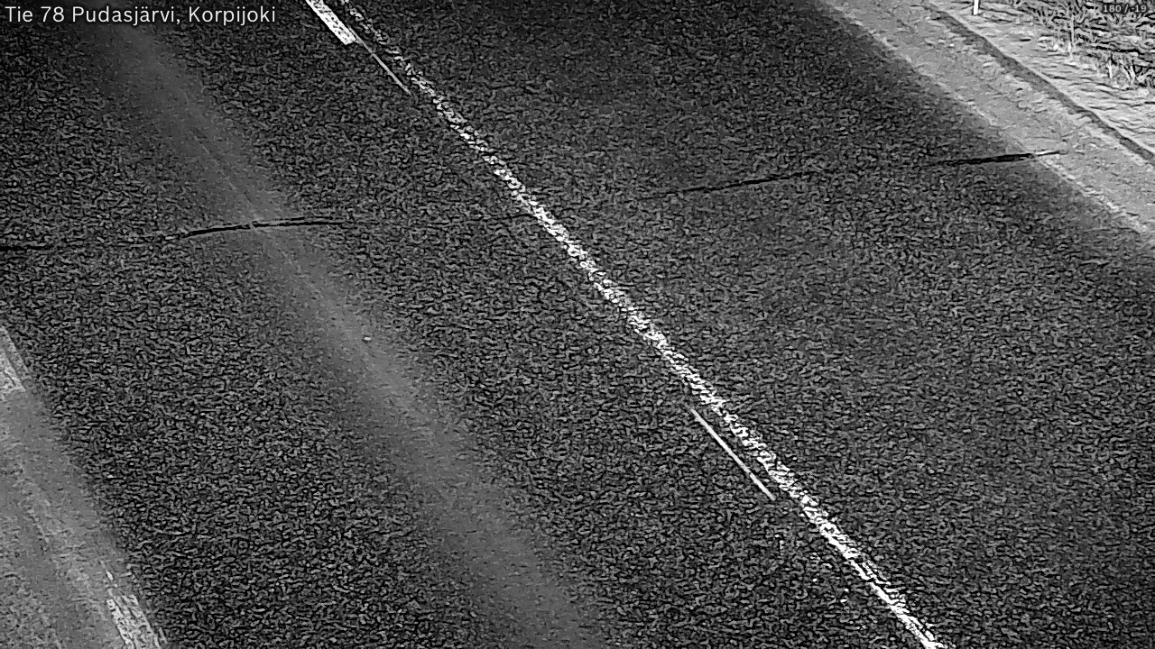Kelikamerat Kuva Tie 78 Pudasjärvi, Korpijo, Pudasjärvi, Pohjois-Pohjanmaa