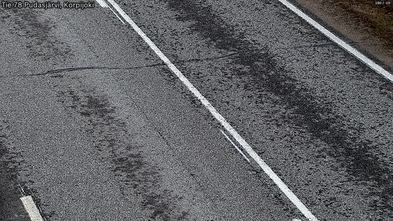 Kelikamerat Kuva Tie 78 Pudasjärvi, Korpijo, Pudasjärvi, Pohjois-Pohjanmaa