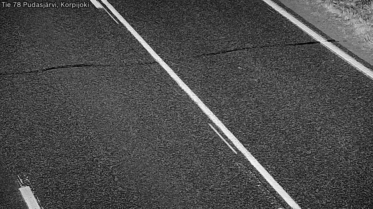 Kelikamerat Kuva Tie 78 Pudasjärvi, Korpijo, Pudasjärvi, Pohjois-Pohjanmaa