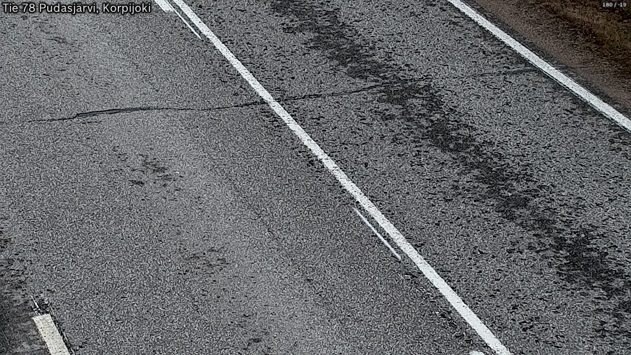 Kelikamerat Kuva Tie 78 Pudasjärvi, Korpijo, Pudasjärvi, Pohjois-Pohjanmaa