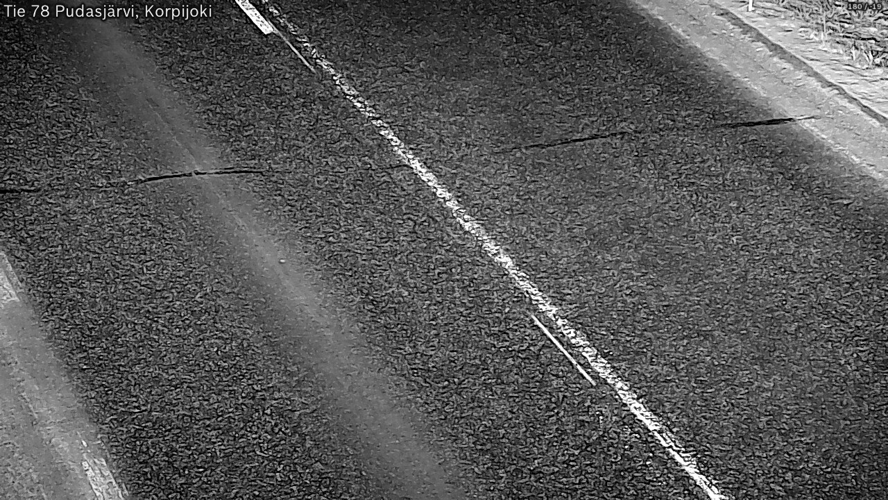 Kelikamerat Kuva Tie 78 Pudasjärvi, Korpijo, Pudasjärvi, Pohjois-Pohjanmaa