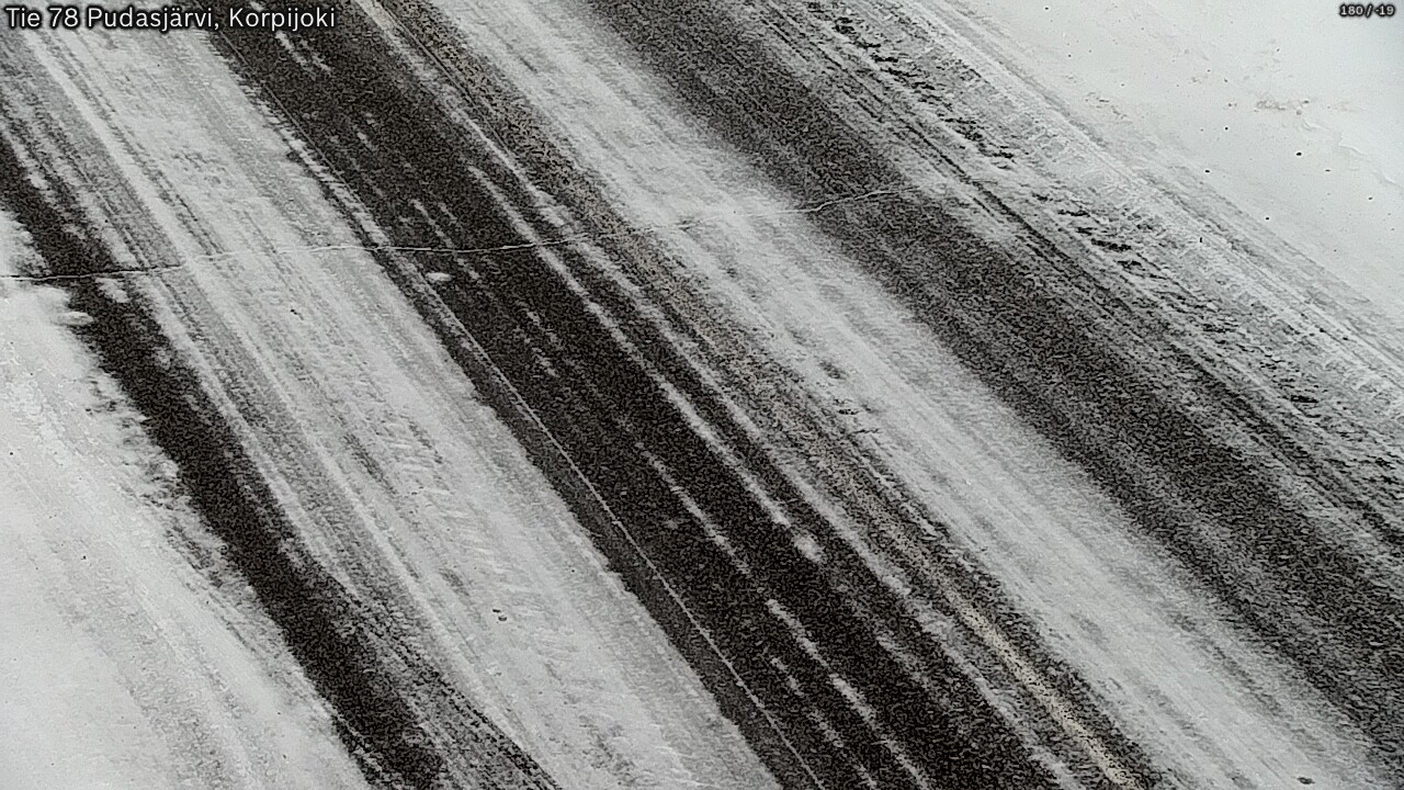 Kelikamerat Kuva Tie 78 Pudasjärvi, Korpijo, Pudasjärvi, Pohjois-Pohjanmaa
