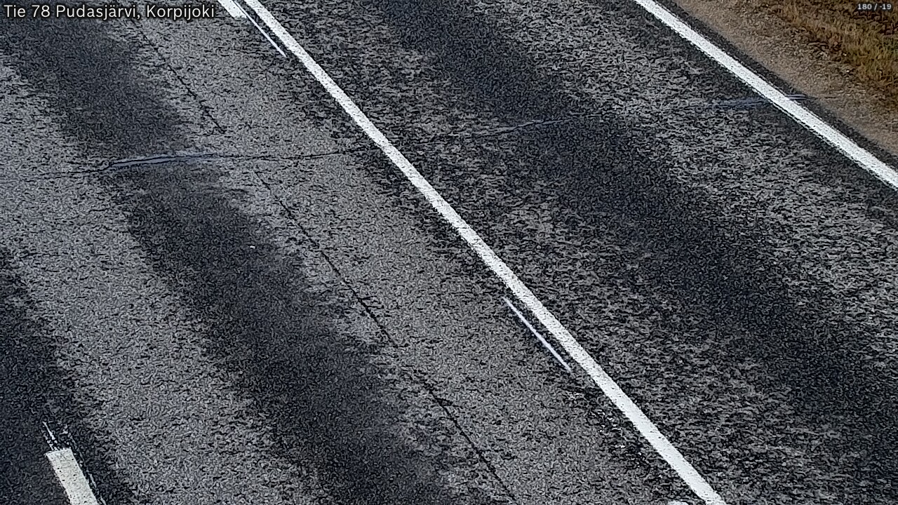 Kelikamerat Kuva Tie 78 Pudasjärvi, Korpijo, Pudasjärvi, Pohjois-Pohjanmaa