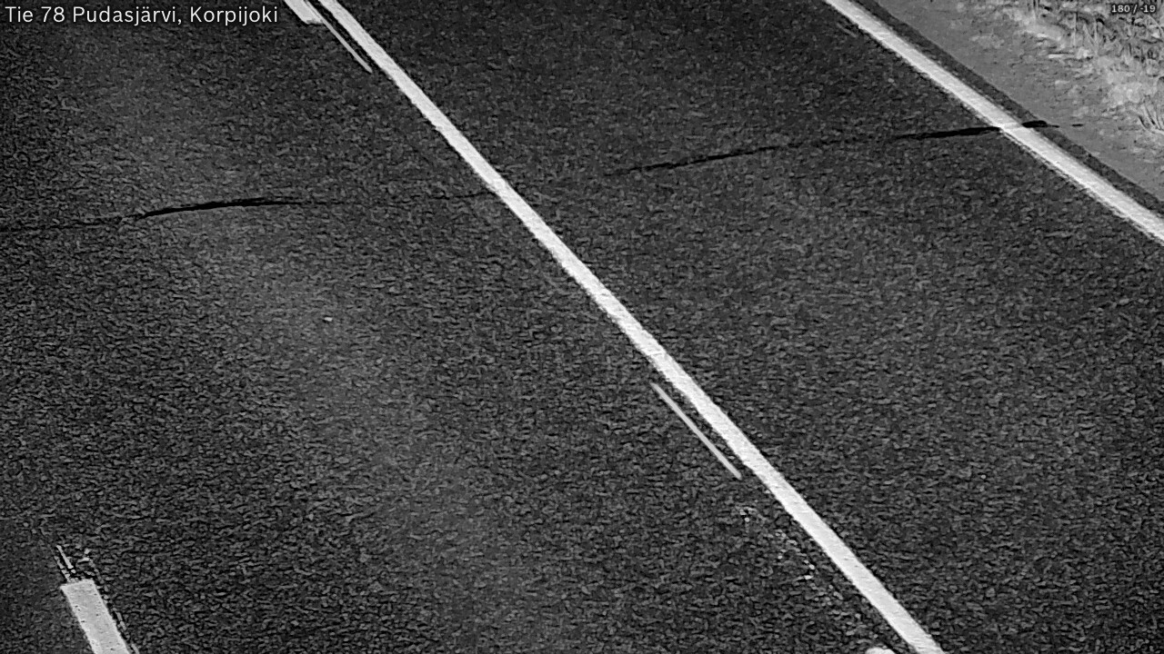 Kelikamerat Kuva Tie 78 Pudasjärvi, Korpijo, Pudasjärvi, Pohjois-Pohjanmaa