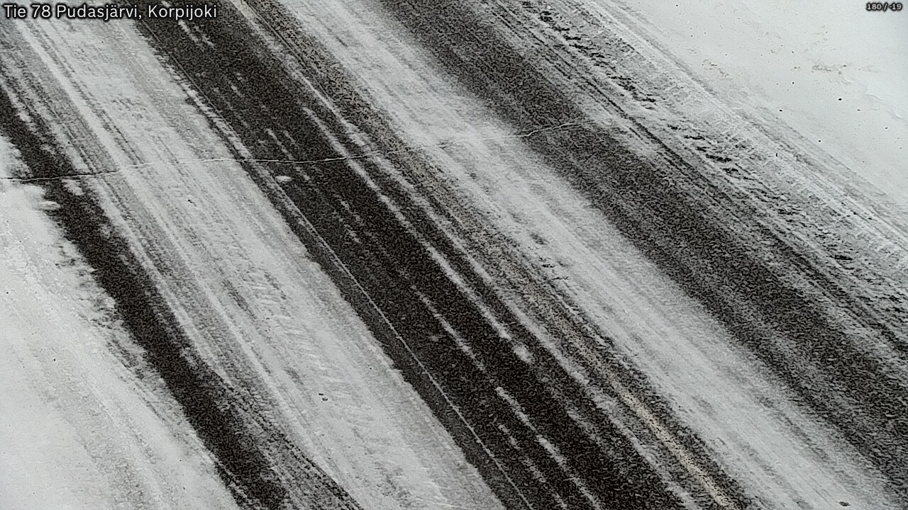 Kelikamerat Kuva Tie 78 Pudasjärvi, Korpijo, Pudasjärvi, Pohjois-Pohjanmaa