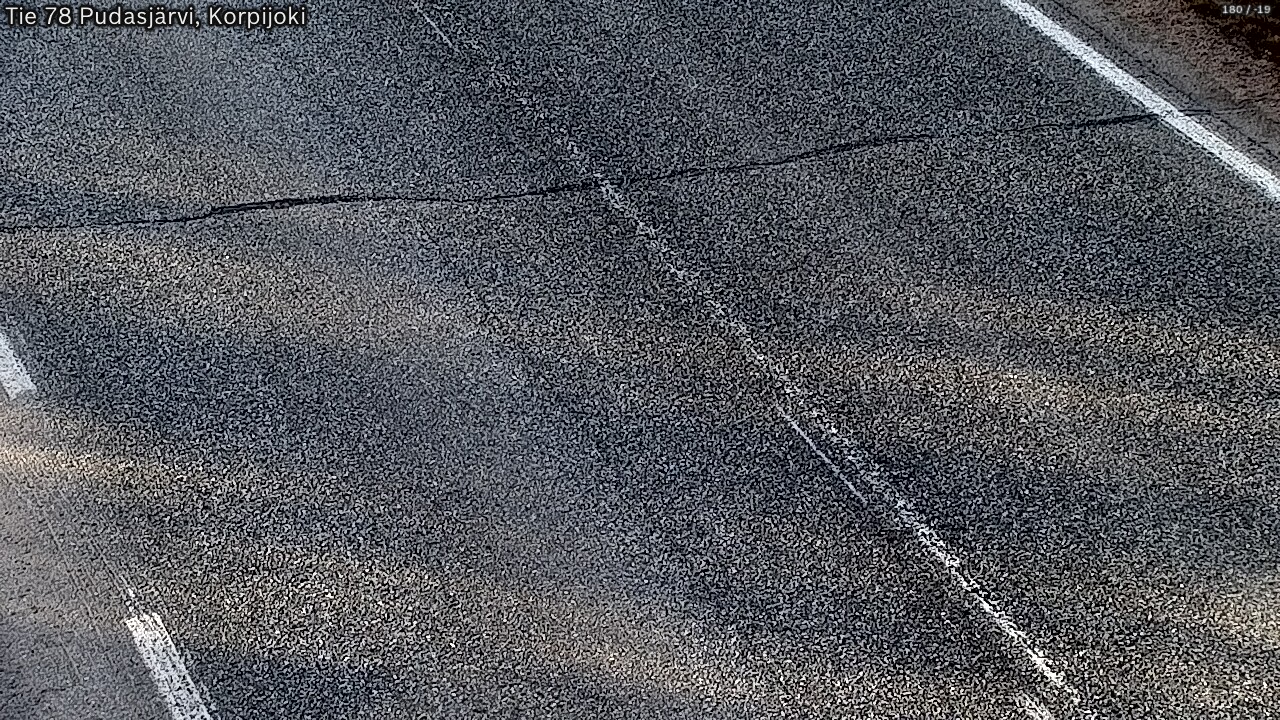 Kelikamerat Kuva Tie 78 Pudasjärvi, Korpijo, Pudasjärvi, Pohjois-Pohjanmaa