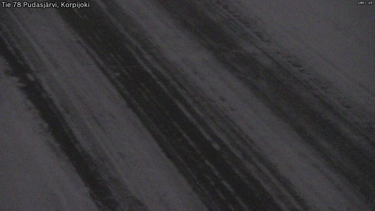 Kelikamerat Kuva Tie 78 Pudasjärvi, Korpijo, Pudasjärvi, Pohjois-Pohjanmaa