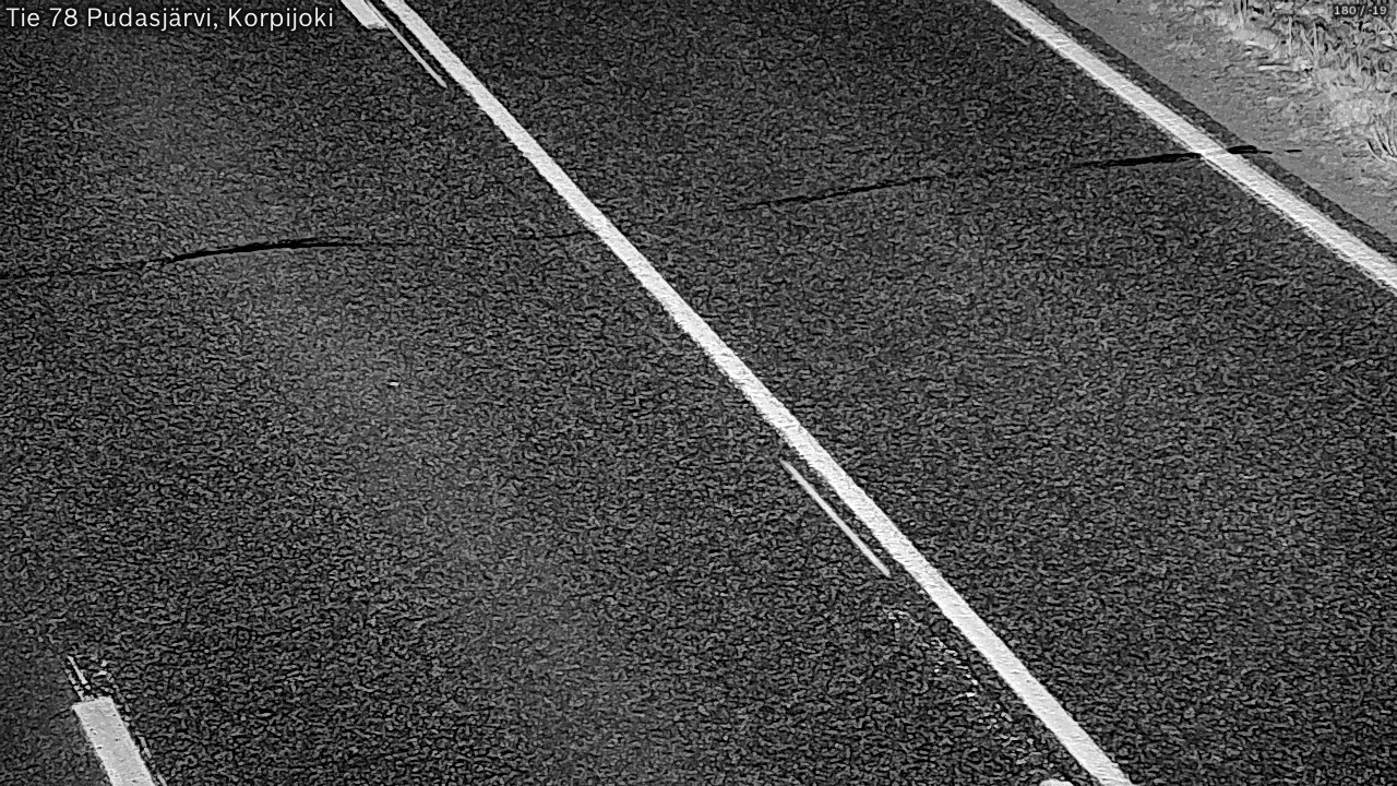 Kelikamerat Kuva Tie 78 Pudasjärvi, Korpijo, Pudasjärvi, Pohjois-Pohjanmaa