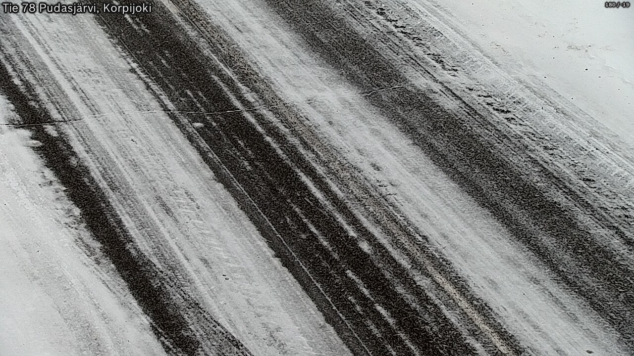 Kelikamerat Kuva Tie 78 Pudasjärvi, Korpijo, Pudasjärvi, Pohjois-Pohjanmaa