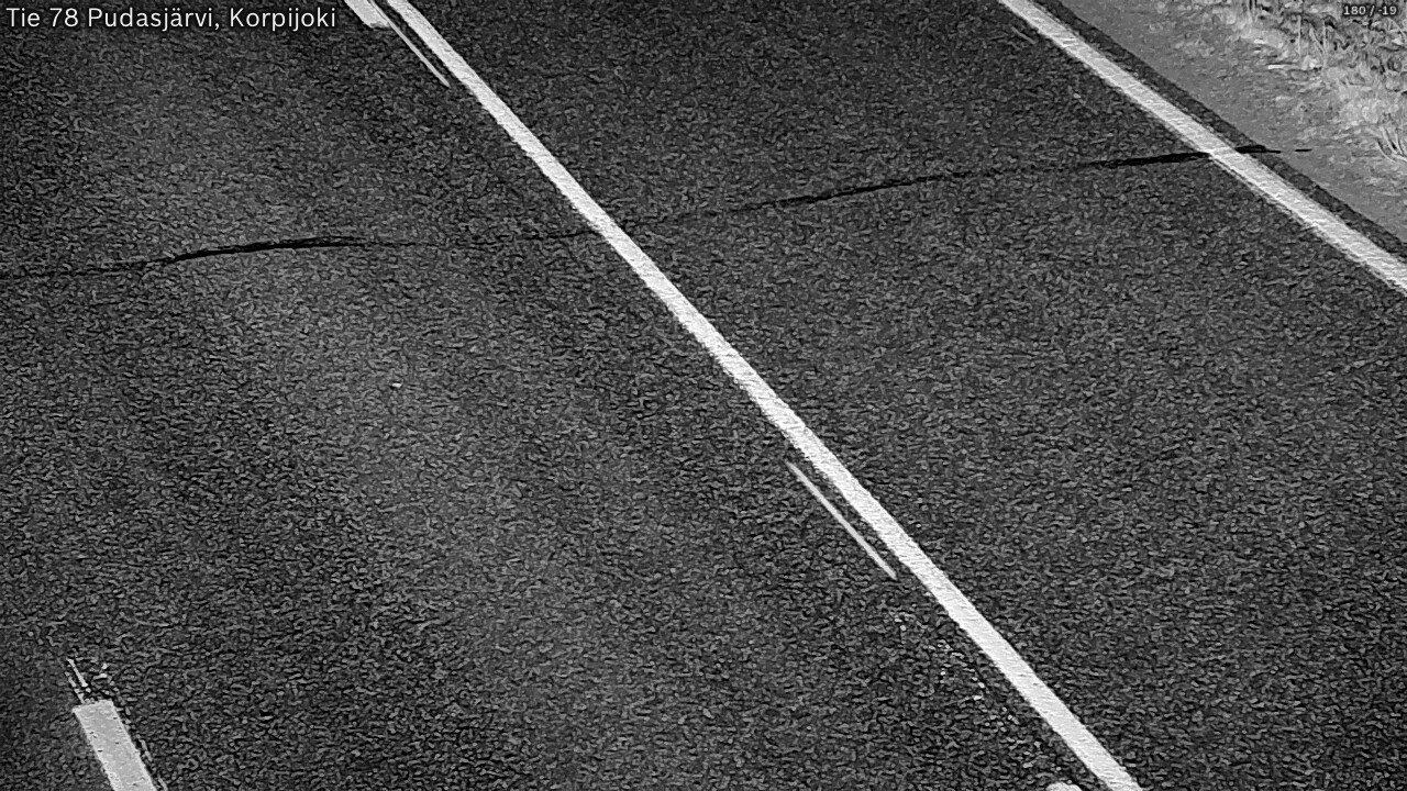Kelikamerat Kuva Tie 78 Pudasjärvi, Korpijo, Pudasjärvi, Pohjois-Pohjanmaa