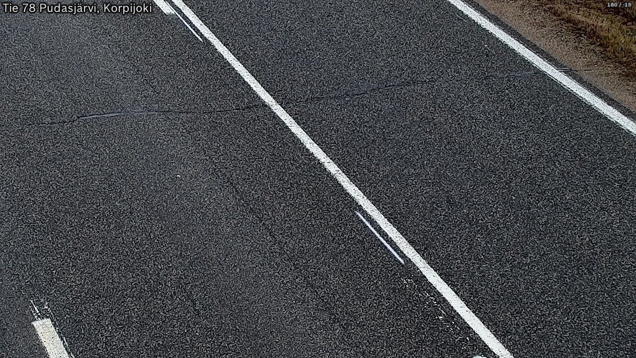 Kelikamerat Kuva Tie 78 Pudasjärvi, Korpijo, Pudasjärvi, Pohjois-Pohjanmaa