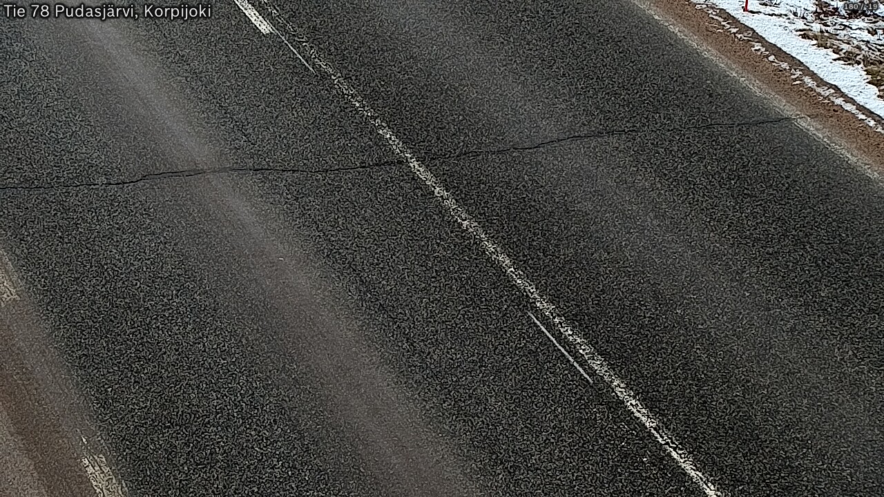 Kelikamerat Kuva Tie 78 Pudasjärvi, Korpijo, Pudasjärvi, Pohjois-Pohjanmaa