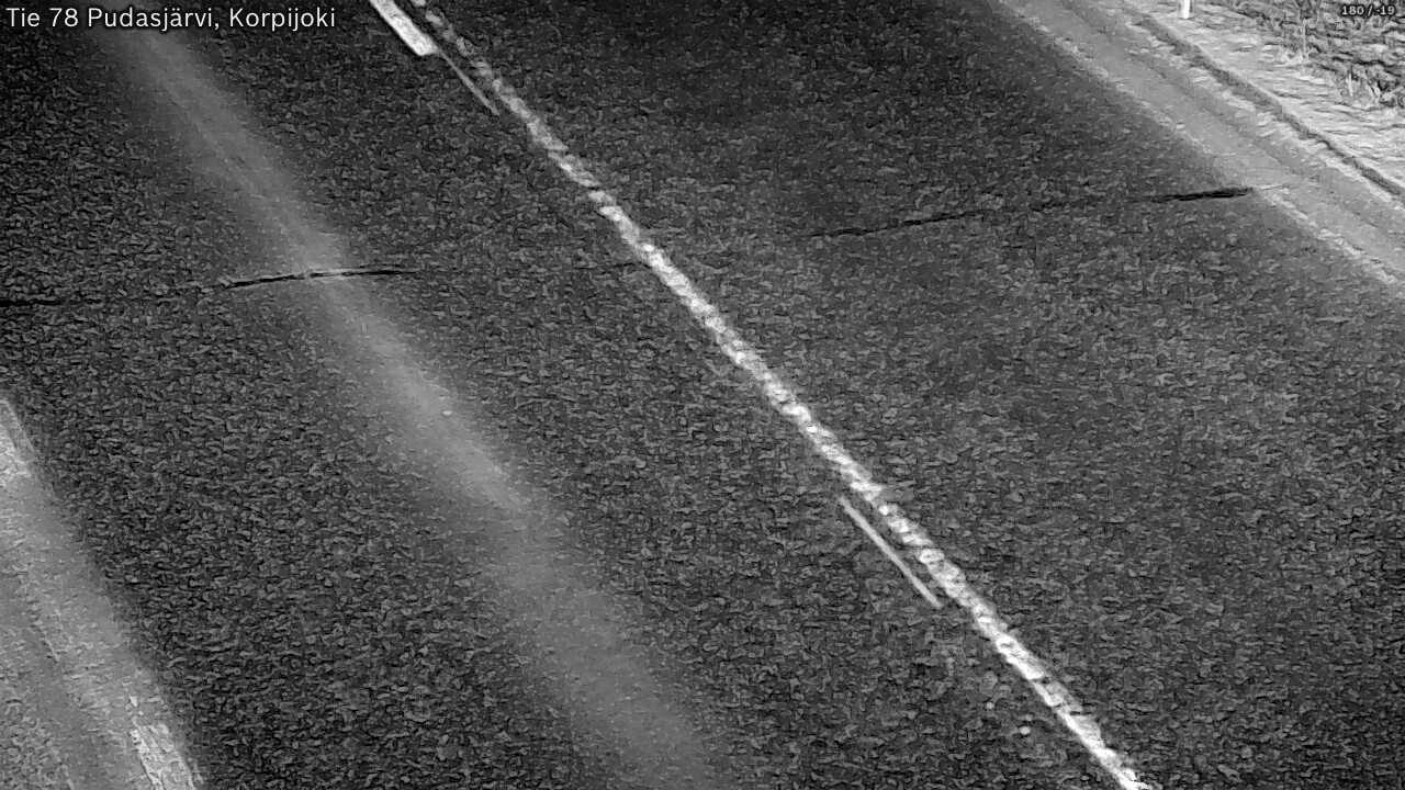 Kelikamerat Kuva Tie 78 Pudasjärvi, Korpijo, Pudasjärvi, Pohjois-Pohjanmaa