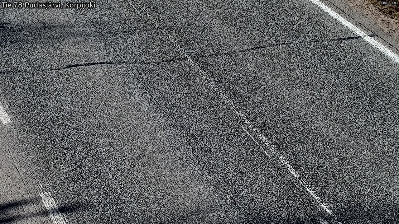 Kelikamerat Kuva Tie 78 Pudasjärvi, Korpijo, Pudasjärvi, Pohjois-Pohjanmaa