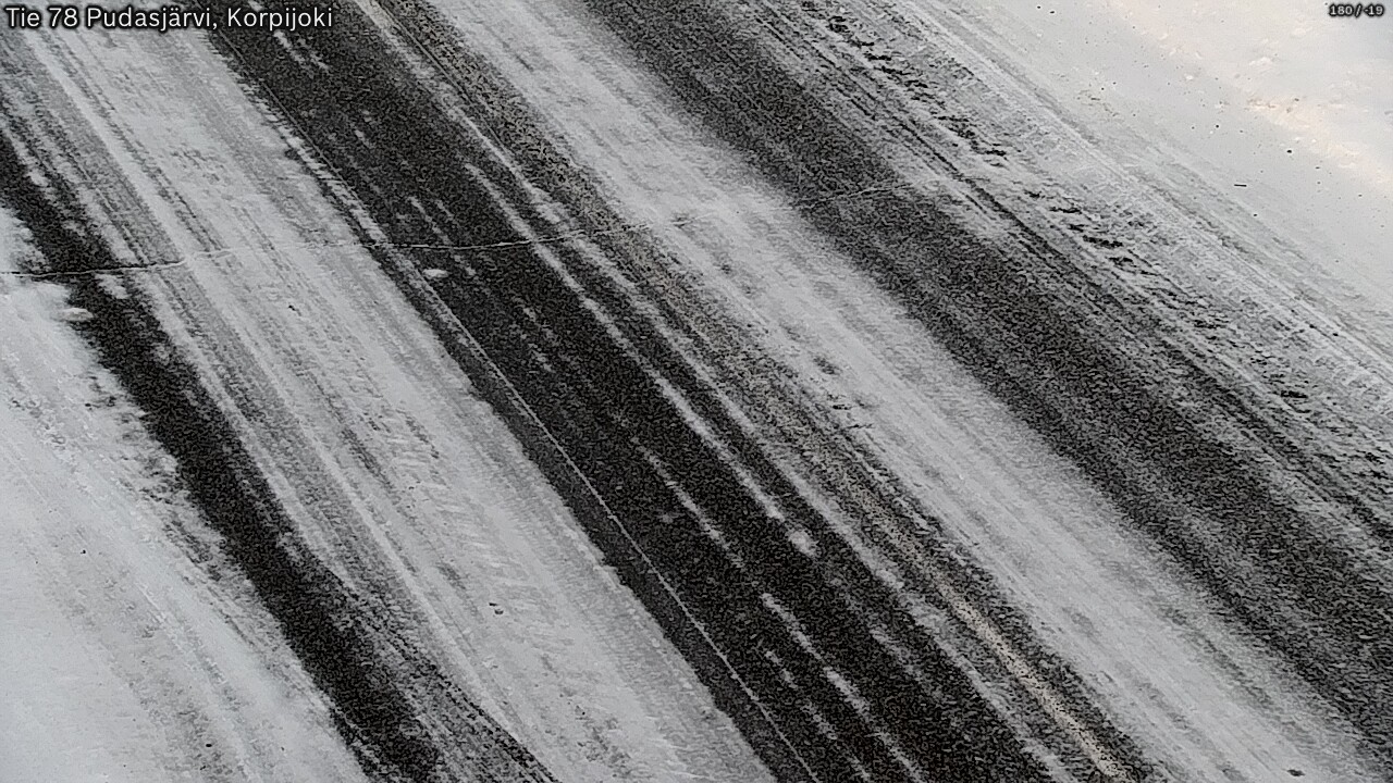 Kelikamerat Kuva Tie 78 Pudasjärvi, Korpijo, Pudasjärvi, Pohjois-Pohjanmaa