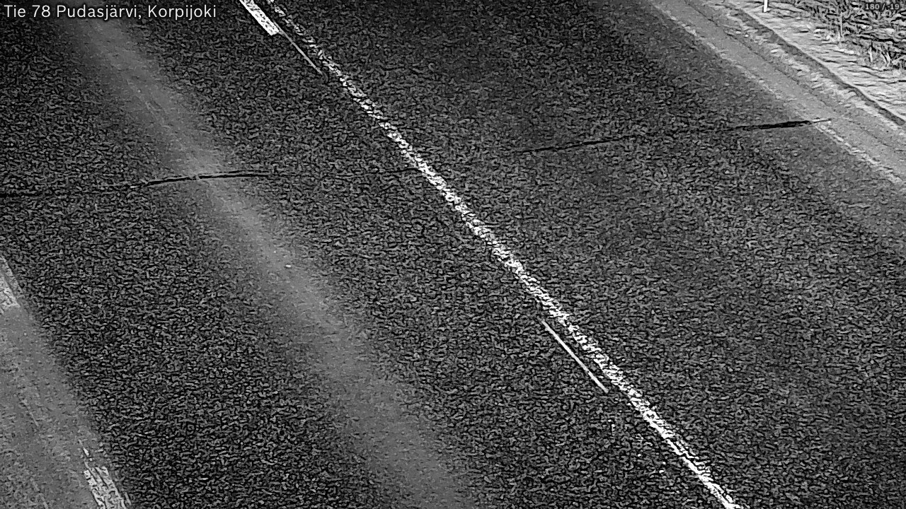 Kelikamerat Kuva Tie 78 Pudasjärvi, Korpijo, Pudasjärvi, Pohjois-Pohjanmaa