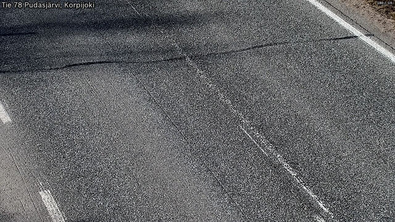 Kelikamerat Kuva Tie 78 Pudasjärvi, Korpijo, Pudasjärvi, Pohjois-Pohjanmaa