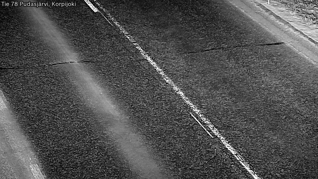 Kelikamerat Kuva Tie 78 Pudasjärvi, Korpijo, Pudasjärvi, Pohjois-Pohjanmaa