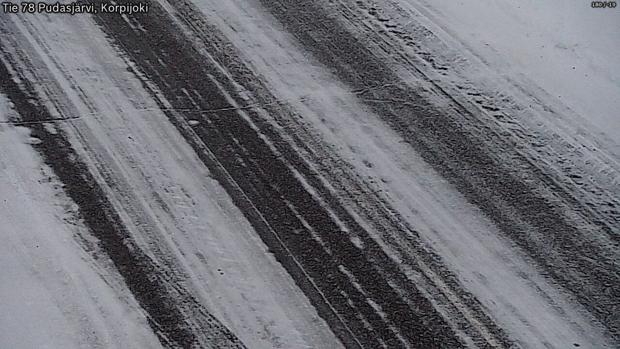 Kelikamerat Kuva Tie 78 Pudasjärvi, Korpijo, Pudasjärvi, Pohjois-Pohjanmaa