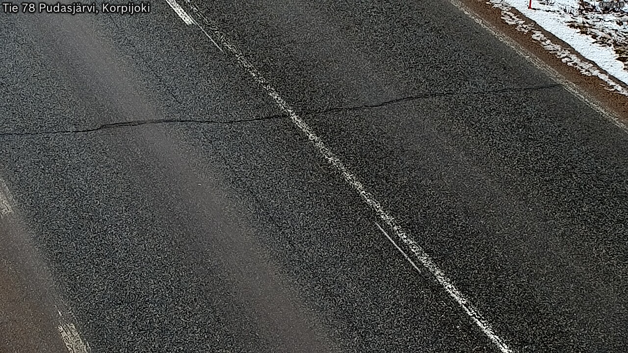 Kelikamerat Kuva Tie 78 Pudasjärvi, Korpijo, Pudasjärvi, Pohjois-Pohjanmaa