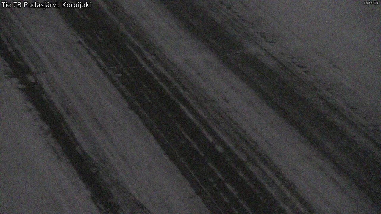 Kelikamerat Kuva Tie 78 Pudasjärvi, Korpijo, Pudasjärvi, Pohjois-Pohjanmaa