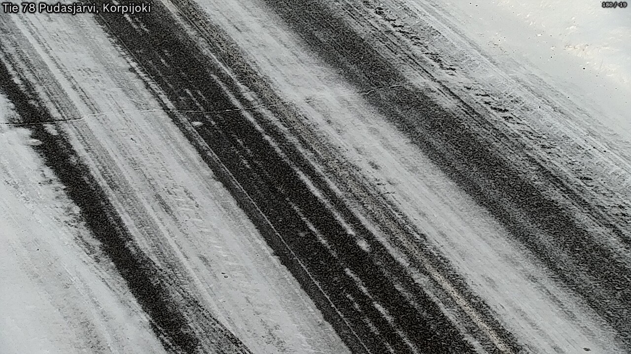 Kelikamerat Kuva Tie 78 Pudasjärvi, Korpijo, Pudasjärvi, Pohjois-Pohjanmaa