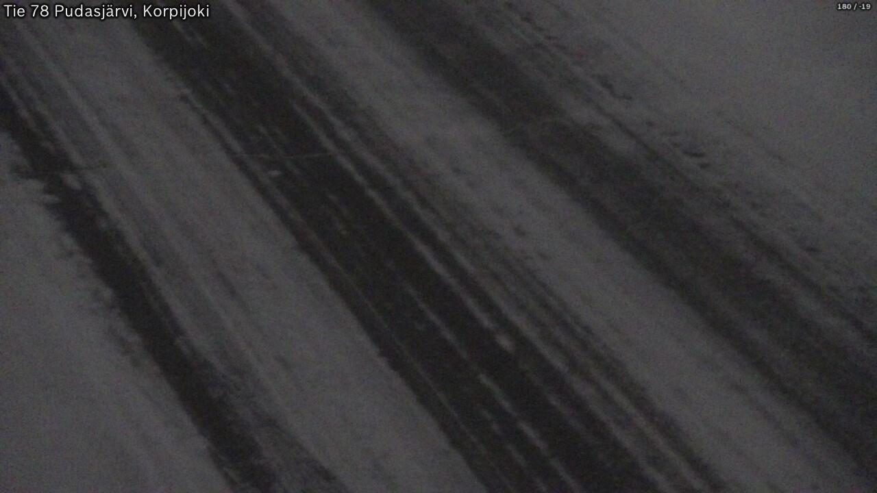 Kelikamerat Kuva Tie 78 Pudasjärvi, Korpijo, Pudasjärvi, Pohjois-Pohjanmaa