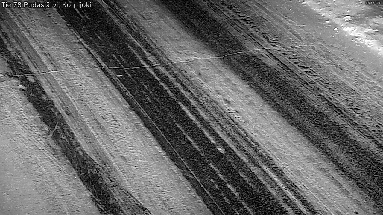Kelikamerat Kuva Tie 78 Pudasjärvi, Korpijo, Pudasjärvi, Pohjois-Pohjanmaa