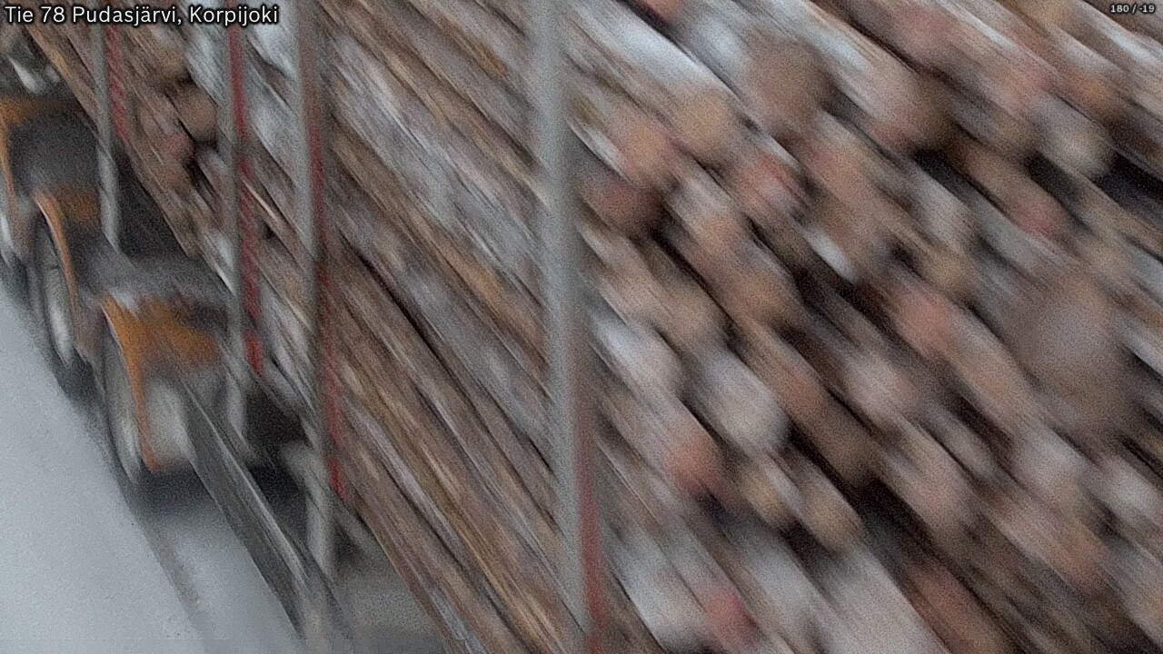 Weather Camera Image Road 78 Pudasjärvi, Korpijoki, Pudasjärvi, Pohjois-Pohjanmaa