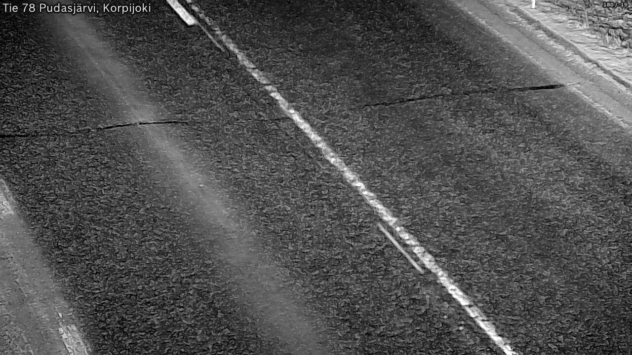 Kelikamerat Kuva Tie 78 Pudasjärvi, Korpijo, Pudasjärvi, Pohjois-Pohjanmaa