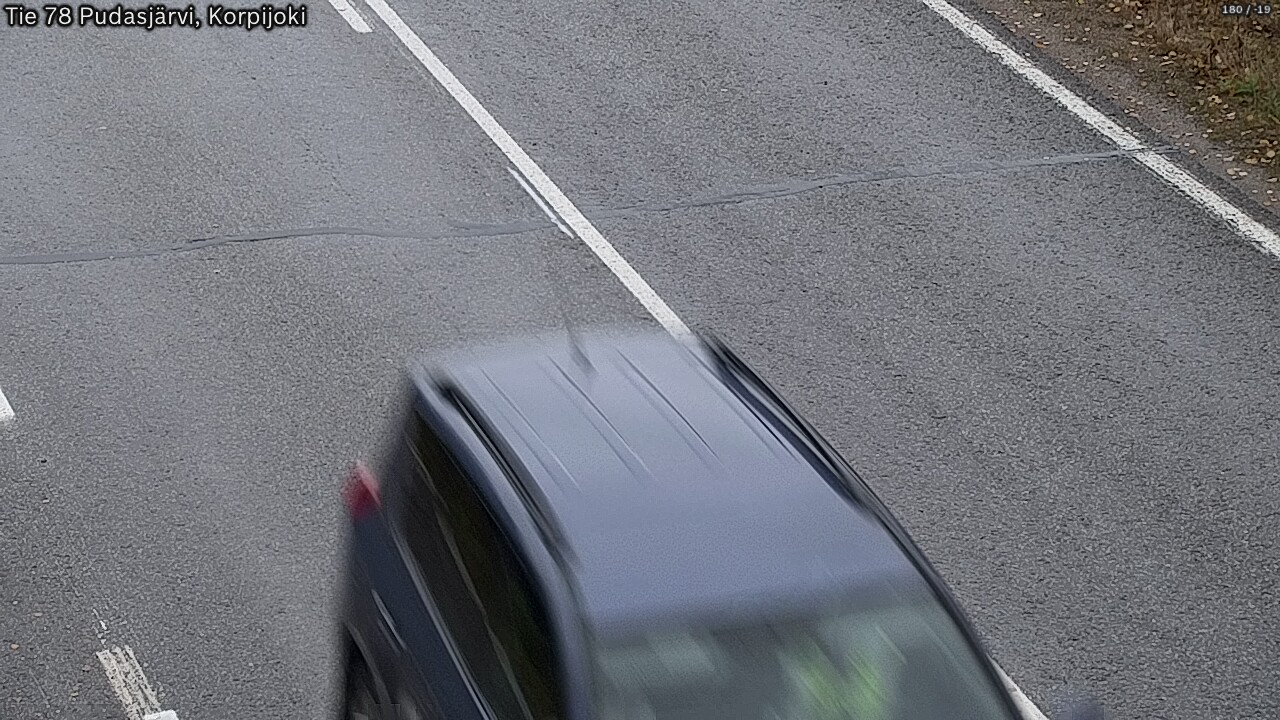 Weather Camera Image Väg 78 Pudasjärvi, Korpijoki, Pudasjärvi, Pohjois-Pohjanmaa