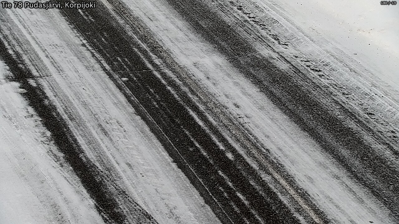 Kelikamerat Kuva Tie 78 Pudasjärvi, Korpijo, Pudasjärvi, Pohjois-Pohjanmaa