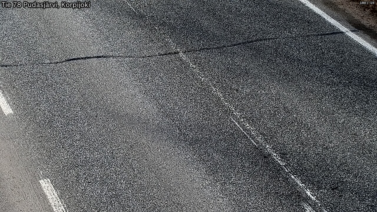 Kelikamerat Kuva Tie 78 Pudasjärvi, Korpijo, Pudasjärvi, Pohjois-Pohjanmaa