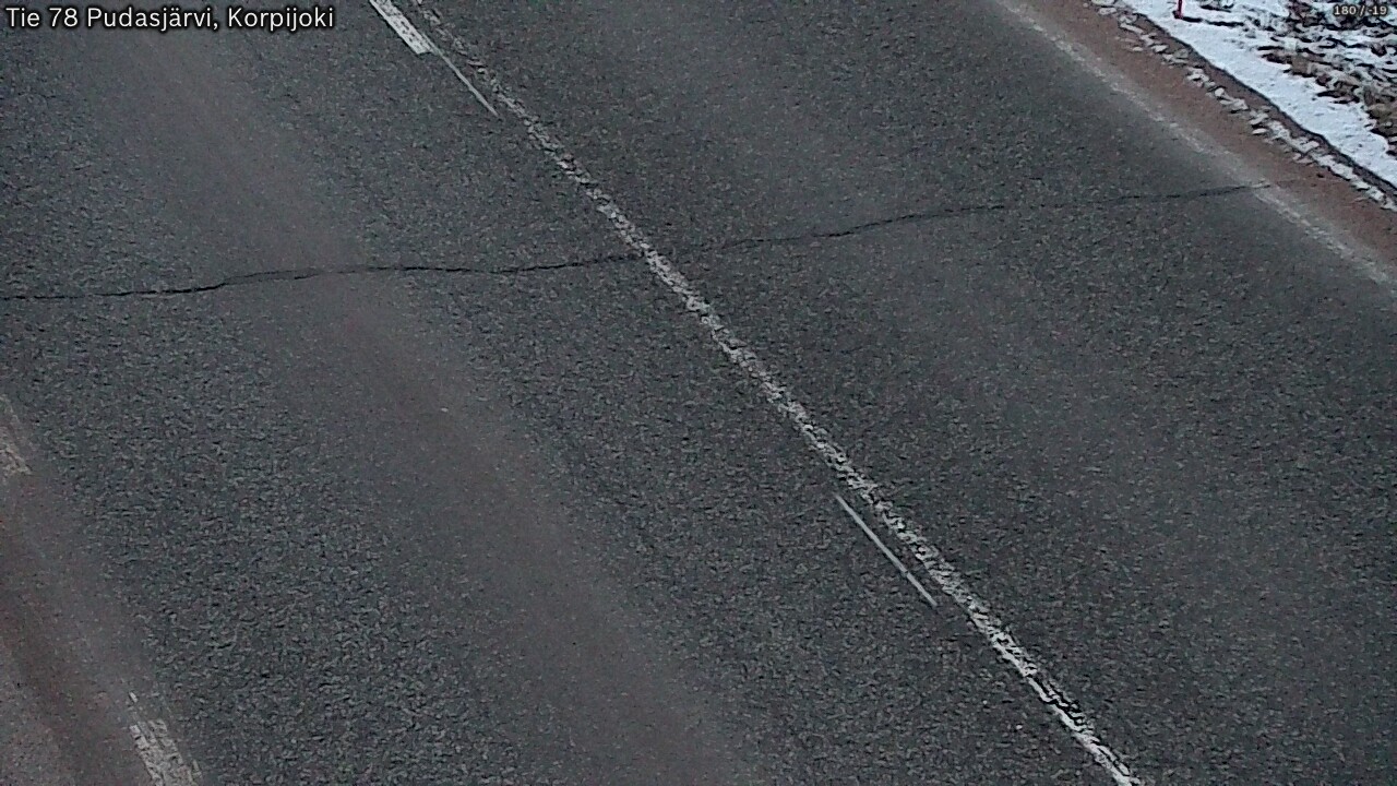 Kelikamerat Kuva Tie 78 Pudasjärvi, Korpijo, Pudasjärvi, Pohjois-Pohjanmaa