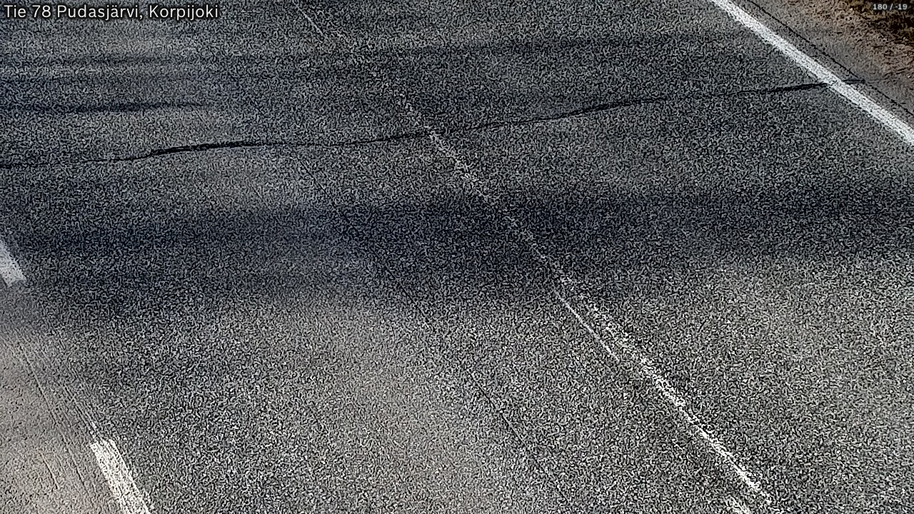 Kelikamerat Kuva Tie 78 Pudasjärvi, Korpijo, Pudasjärvi, Pohjois-Pohjanmaa