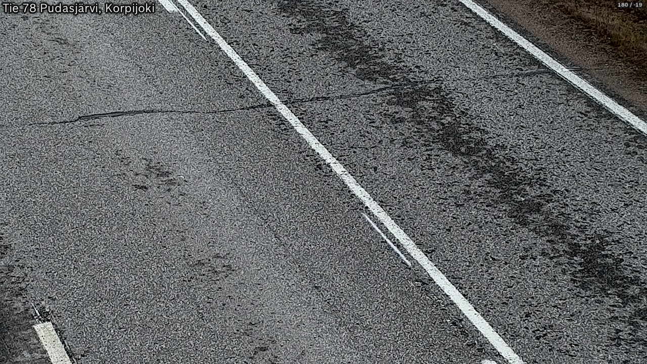 Kelikamerat Kuva Tie 78 Pudasjärvi, Korpijo, Pudasjärvi, Pohjois-Pohjanmaa