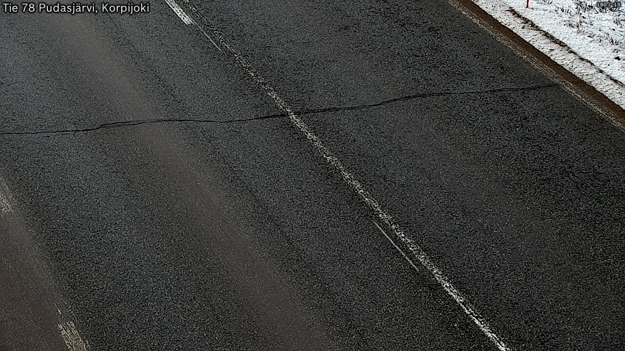 Kelikamerat Kuva Tie 78 Pudasjärvi, Korpijo, Pudasjärvi, Pohjois-Pohjanmaa