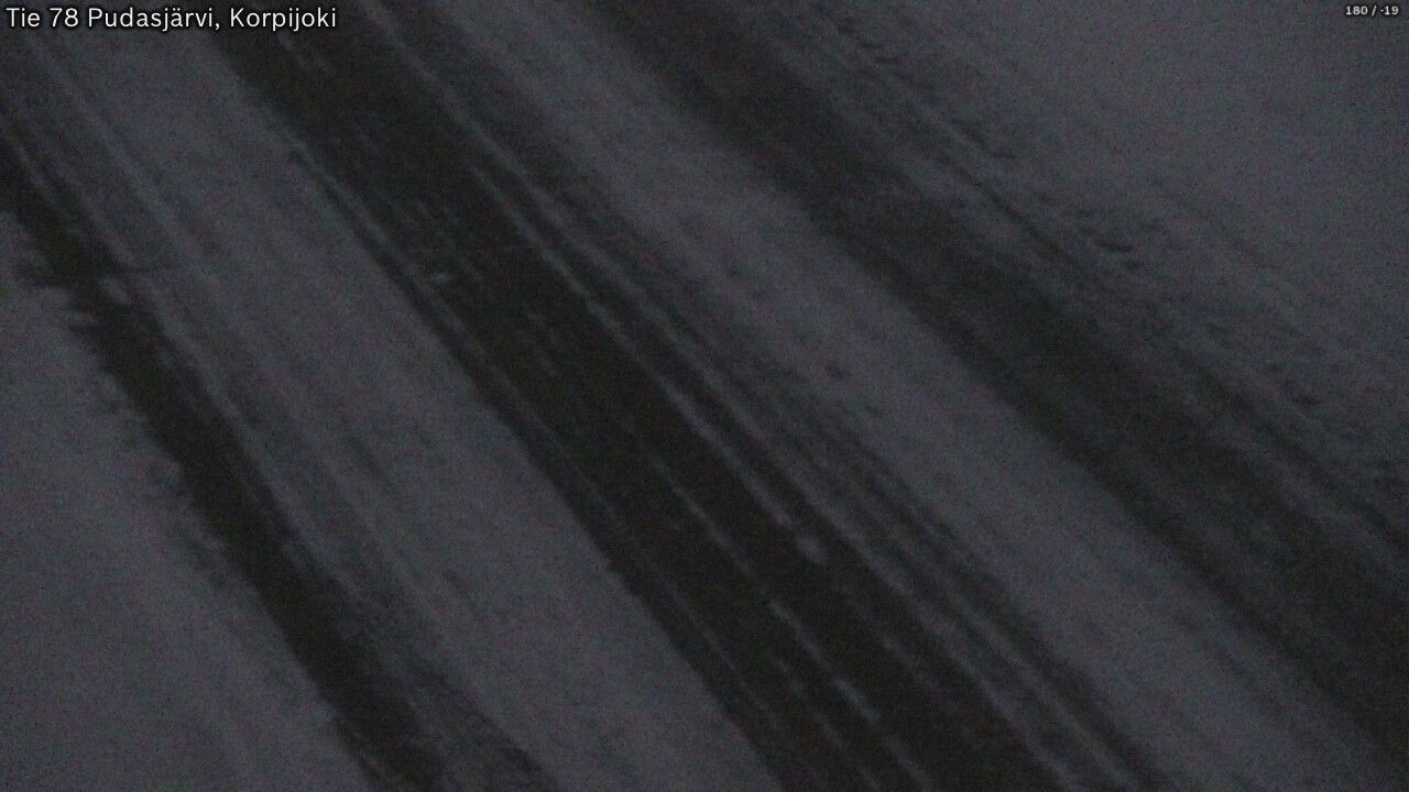 Kelikamerat Kuva Tie 78 Pudasjärvi, Korpijo, Pudasjärvi, Pohjois-Pohjanmaa