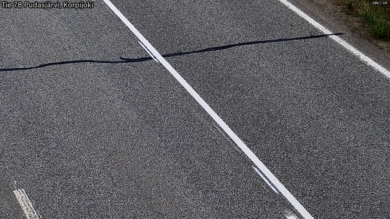 Kelikamerat Kuva Tie 78 Pudasjärvi, Korpijo, Pudasjärvi, Pohjois-Pohjanmaa