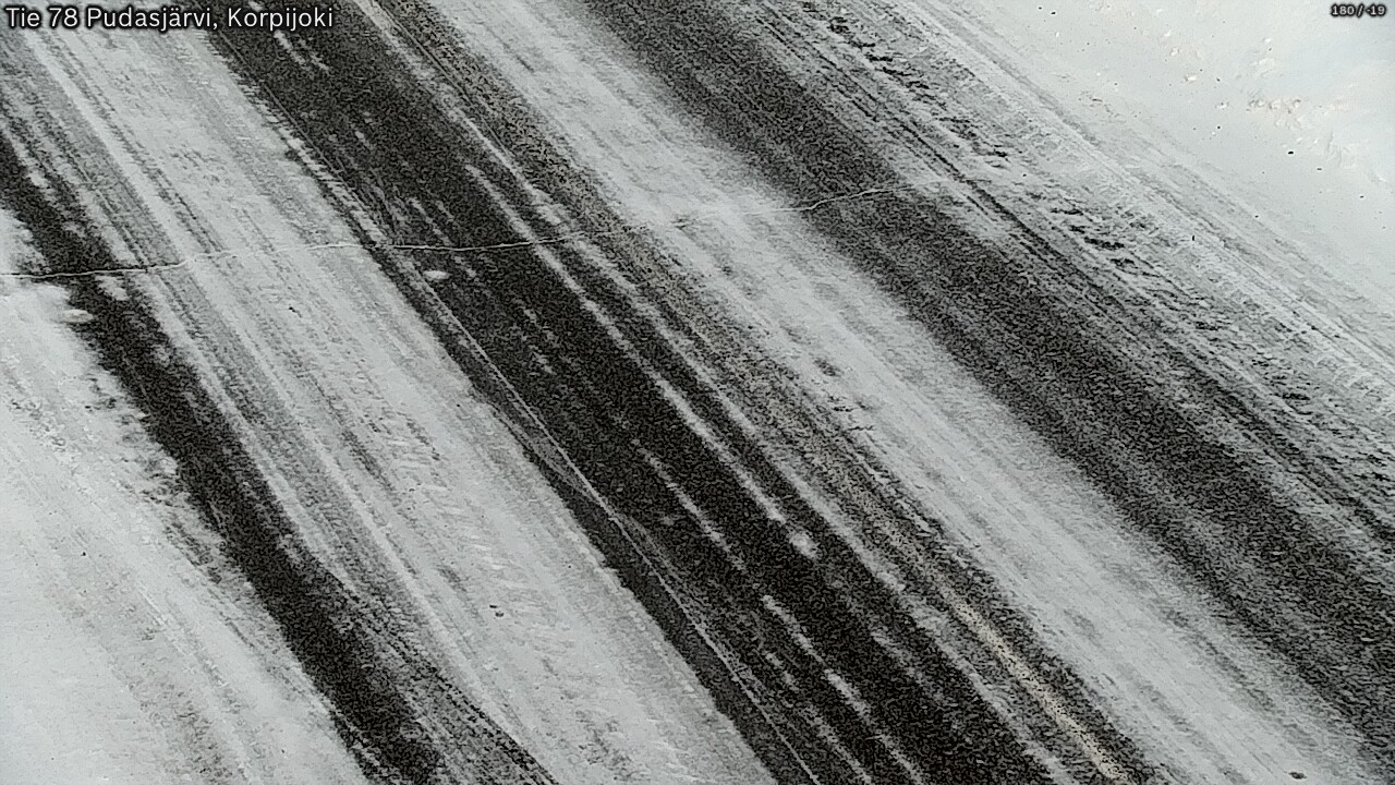 Kelikamerat Kuva Tie 78 Pudasjärvi, Korpijo, Pudasjärvi, Pohjois-Pohjanmaa